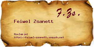 Feiwel Zsanett névjegykártya